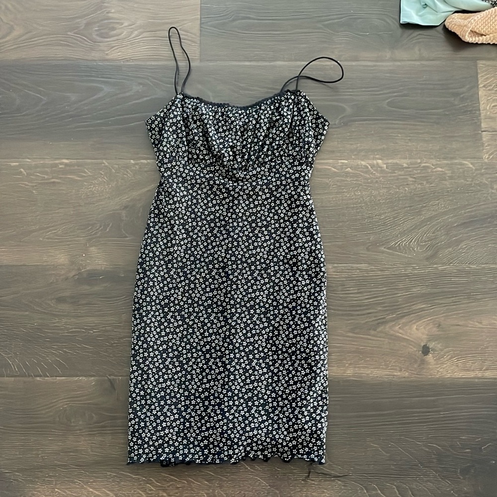 spaghetti strap floral dress